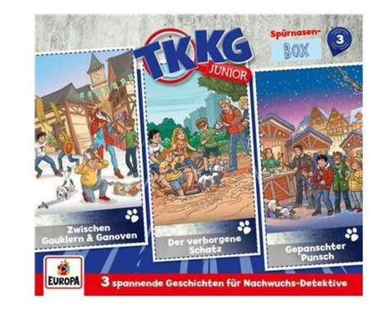 Europa Hörspiel-CD Box TKKG Junior Spürnasen Box Folgen 7-9