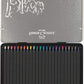 Faber-Castell 116425 - Buntstifte Blackwood, Black Edition, 24er Metalletui
