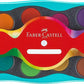 Faber-Castell 125003 - Farbkasten CONNECTOR mit 12 Farben, inklusive Deckweiß