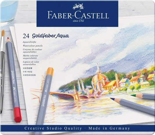 Faber-Castell Aquarellstifte Goldfaber, 24 Stück