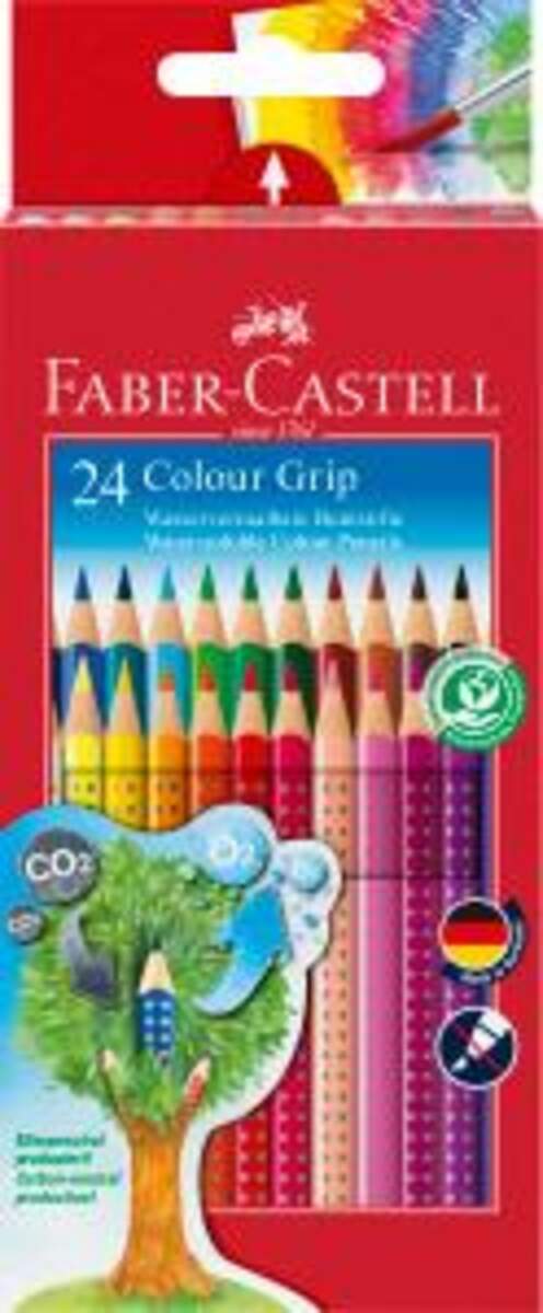Faber-Castell Buntstift Colour GRIP 24er Kartonetui