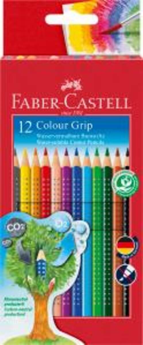 Faber-Castell Buntstift Colour GRIP 12er Kartonetui