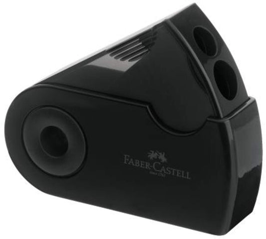 Faber-Castell Doppelspitzdose Sleeve, schwarz