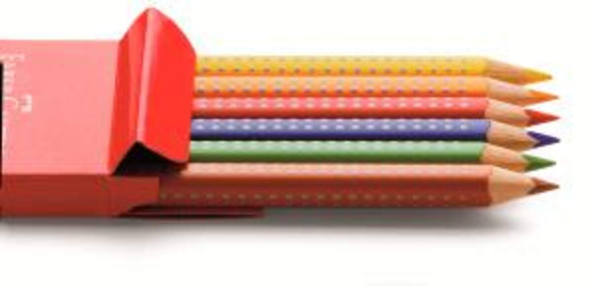 Faber-Castell Farbstift JUMBO GRIP 6er Kartonetui