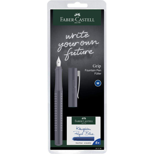 Faber-Castell Füller M Grip 2010 Harmony, 1 Stück, 4-fach sortiert