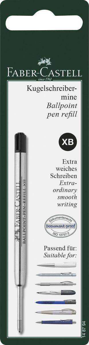 Faber-Castell Kugelschreibermine,XB, schwarz
