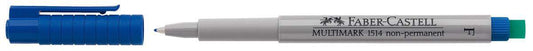 Faber-Castell Marker Multimark, nonpermanent, F, blau