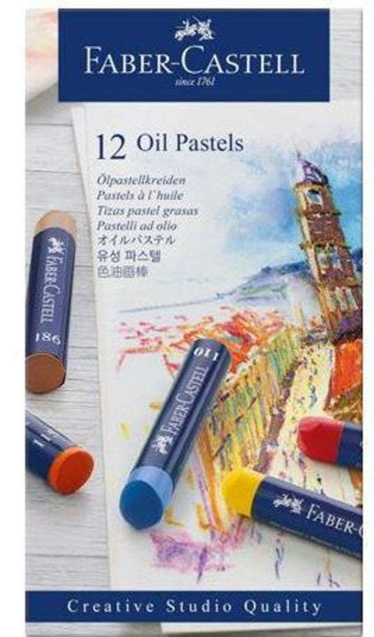 Faber-Castell Ölpastellkreiden, 12er Etui