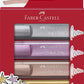 Faber-Castell Textmarker 46 Metallic, 4 Stück im Etui