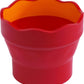 Faber-Castell Wasserbecher Clic&Go, rot