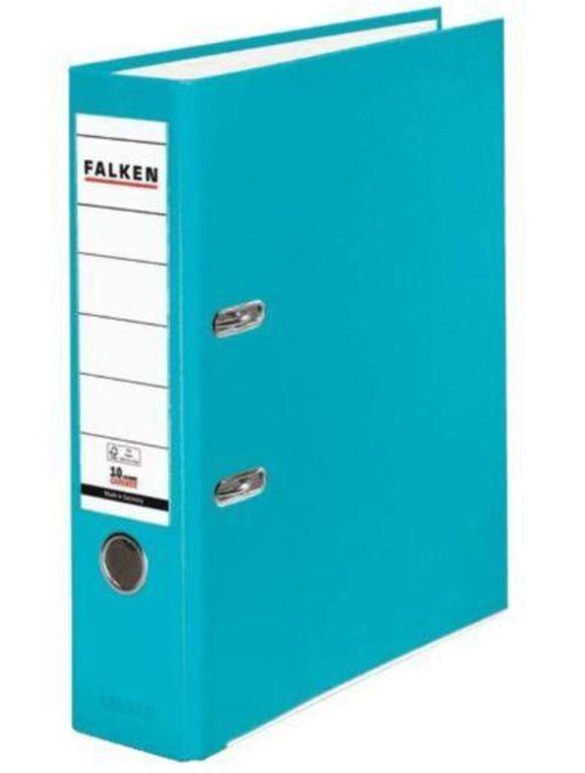 Falken PP-Color Ordner S 80, Rückenbreite 80 mm, türkis