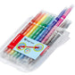 Filzstift und Fineliner in einem - STABILO Trio 2 in 1 - 10er Pack mit 10 verschiedenen Farben