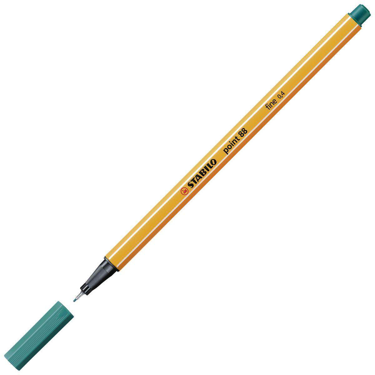 Fineliner - STABILO point 88 - Einzelstift - türkisblau