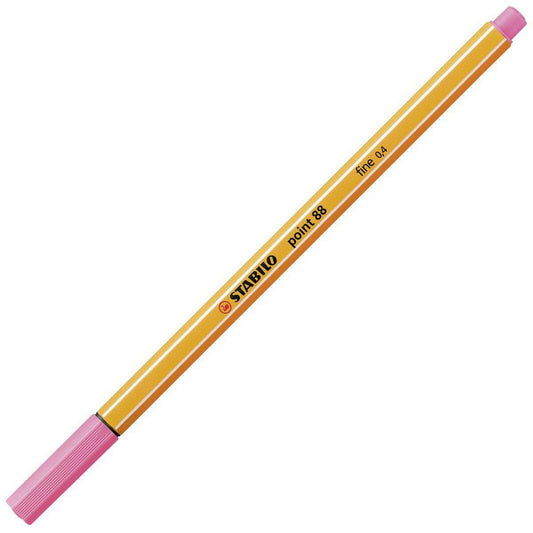 Fineliner - STABILO point 88 - Einzelstift - hellrosa