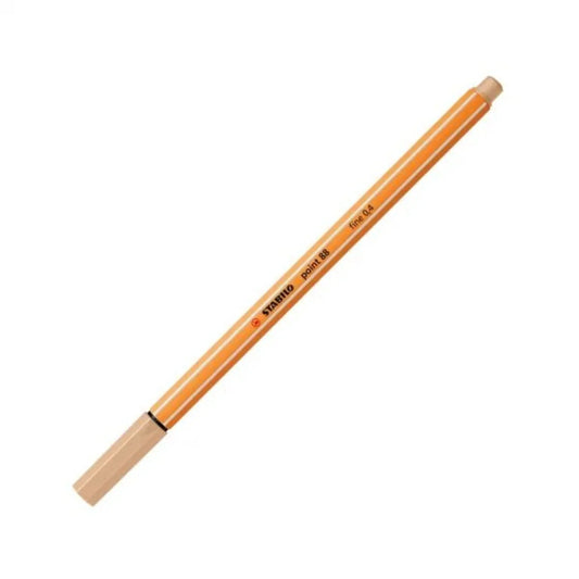 Fineliner - STABILO point 88 - Einzelstift - beige