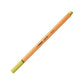 Fineliner - STABILO point 88 - Einzelstift - senf