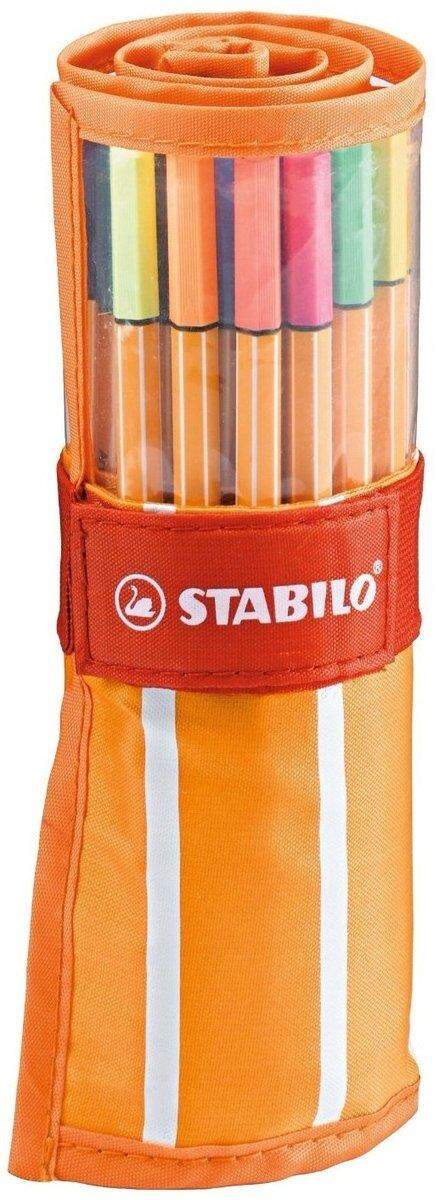 Fineliner - STABILO point 88 - 30er Rollerset - mit 30 verschiedenen Farben