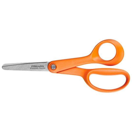 FISKARS® Kinderschere Rechtshänder, abgerundet 13cm, ab 4 Jahren orange