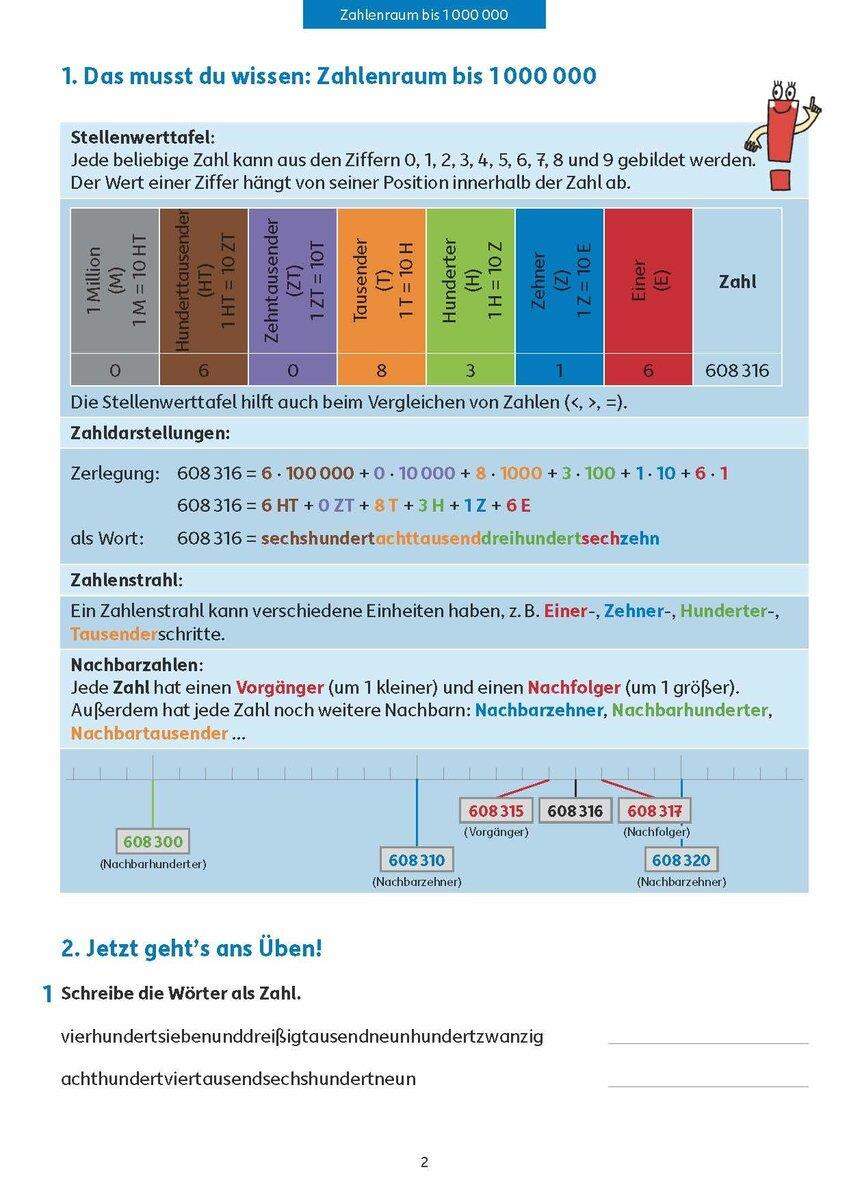 Fit zum Übertritt - Mathe 4. Klasse, A4-Heft