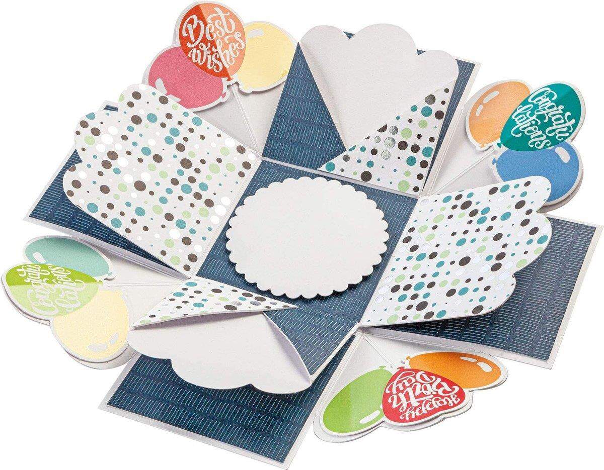 Folia Bastelset Explosionsbox Party