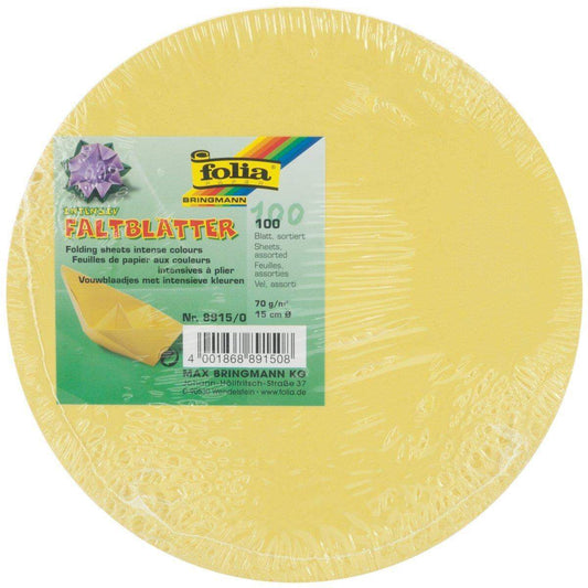 Folia Faltblätter 15 cm, 100 Blatt