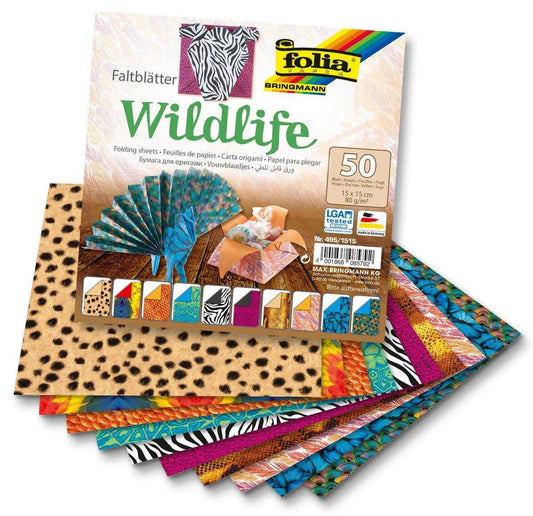 Folia Faltblätter Wildlife 15 x 15 cm