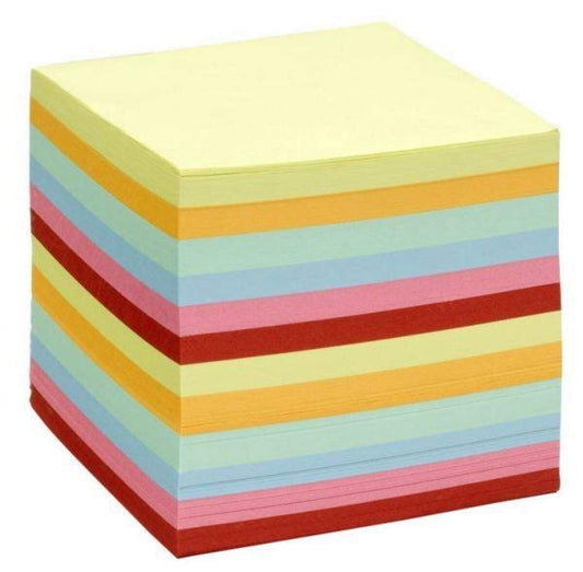 Folia Notizklotz 700 Blatt 9x9 cm holzfrei farbig