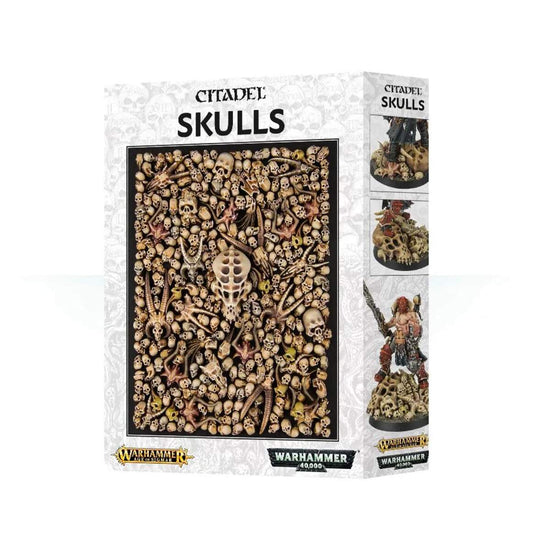 Games Workshop Citadel Skulls / Schädel, 340 Stück