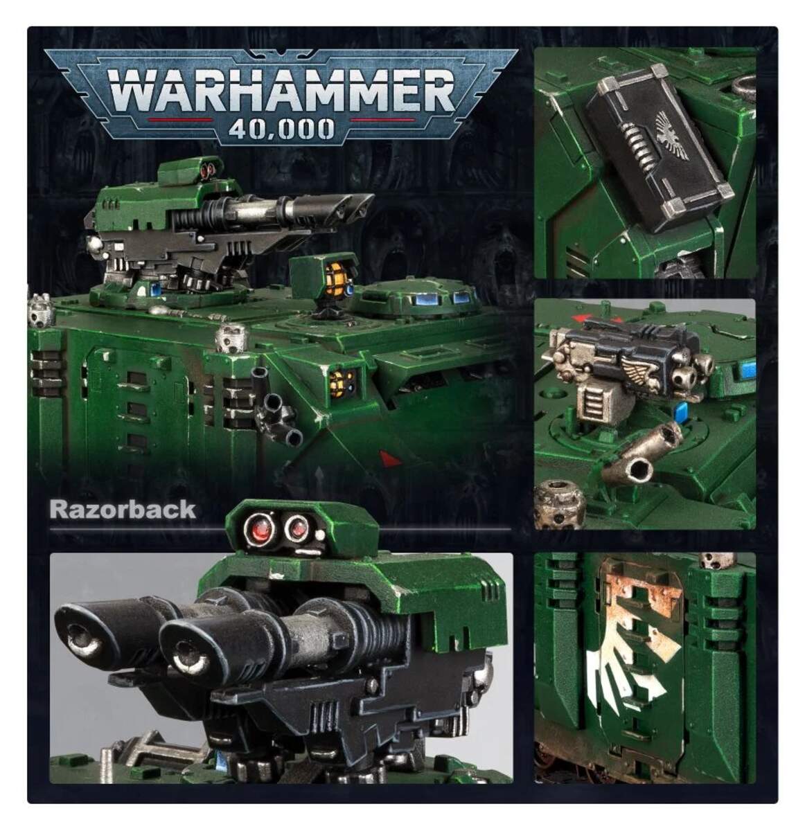 Games Workshop Warhammer 40.000 - Razorback der Space Marines