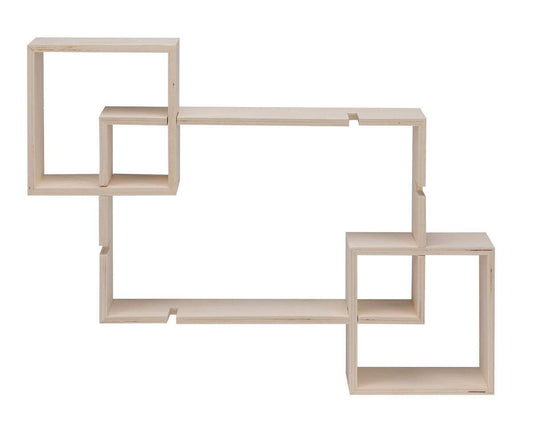 Glorex Design Holzrahmen, rechteckig 3 Stück