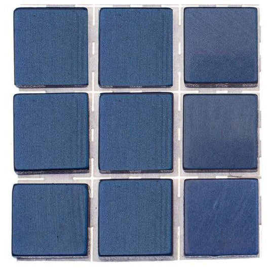 Glorex Poly-Mosaic, 10 x 10mm, dunkelblau, 63 Stück