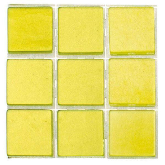 Glorex Poly-Mosaic, 10 x 10mm, hellgrün, 63 Stück