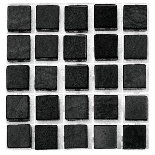 Glorex Poly-Mosaic, 5 x 5mm, schwarz, 119 Stück