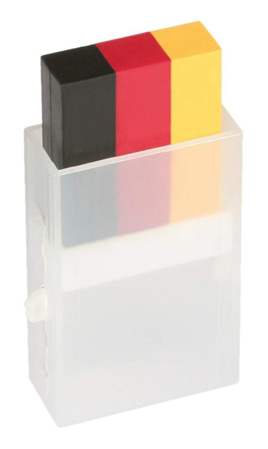 Goodmark Schminkstift Deutschland, 3-farbig schwarz/rot/gelb