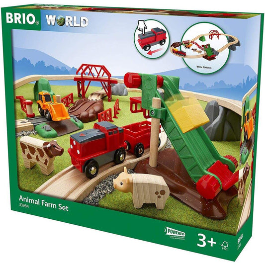 Groß. BRIO Bahn Bauernhof-Set