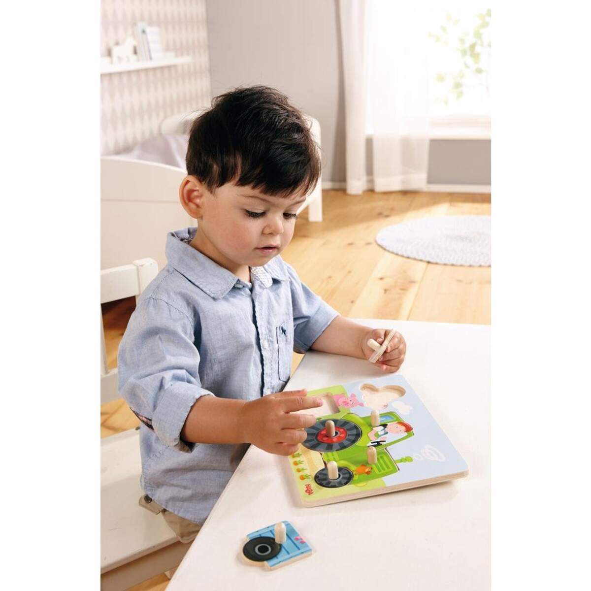 HABA 302535 Greifpuzzle Traktor