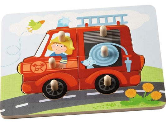 HABA 302536 Greifpuzzle Feuerwehr