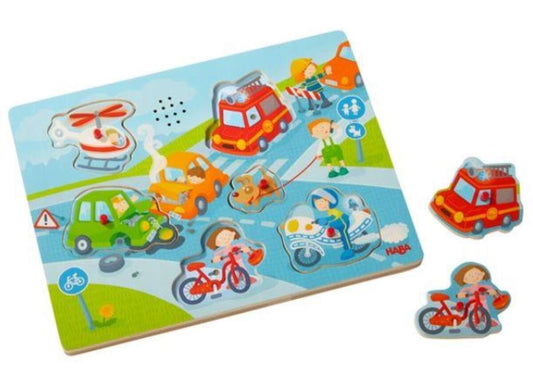 HABA 303180 Sound-Greifpuzzle In der Stadt