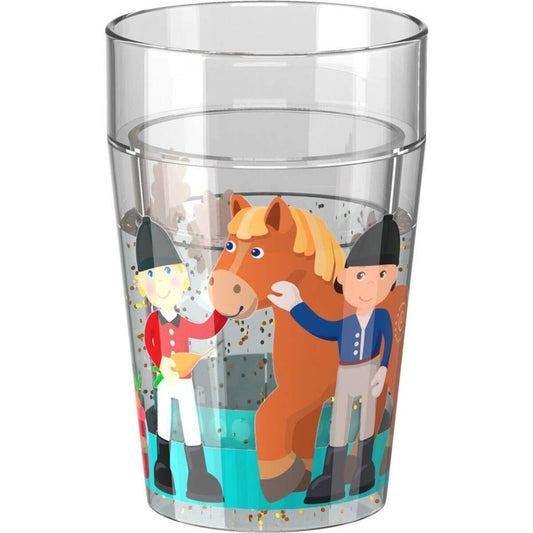 HABA 303424 Glitzerbecher Little Friends Reiterhof