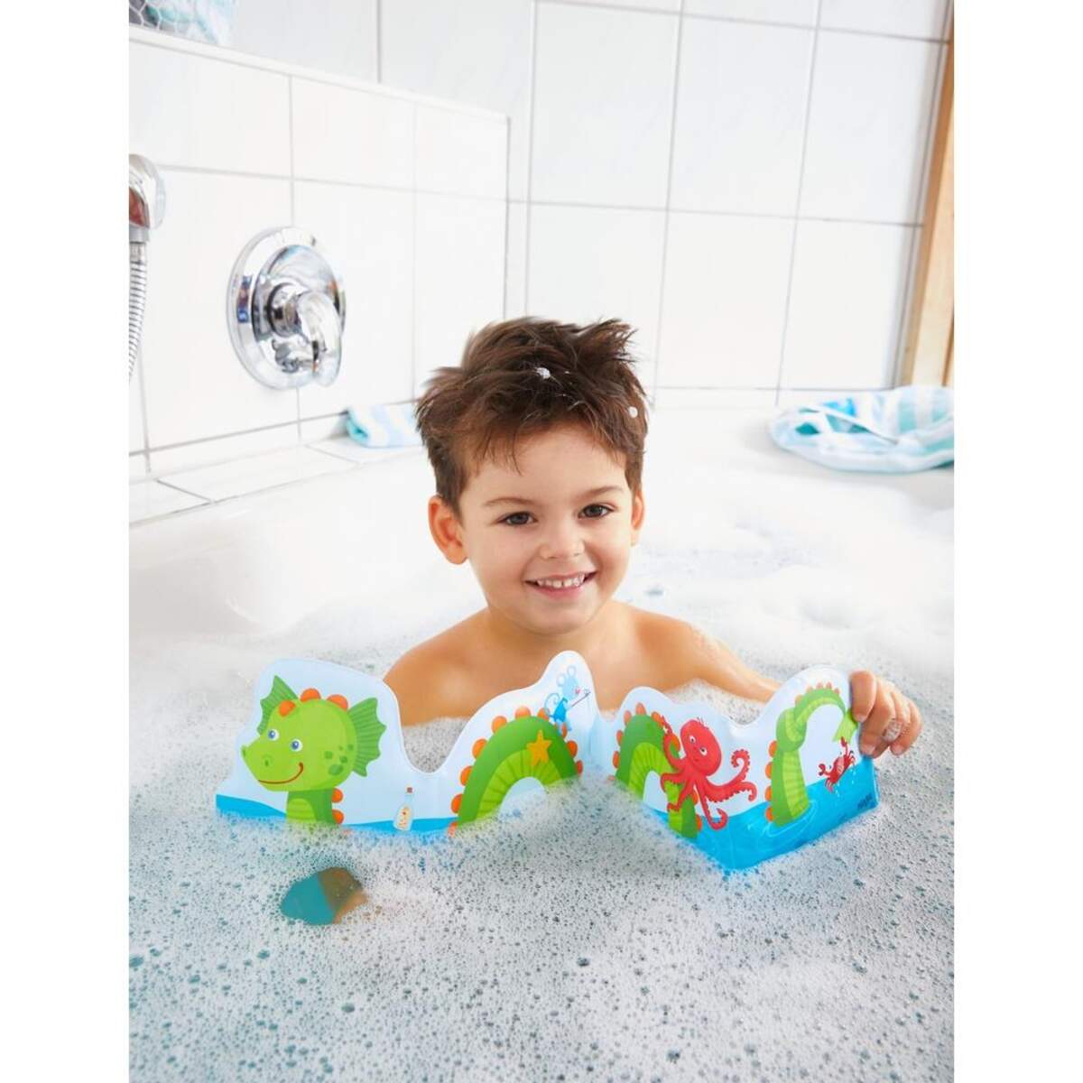 HABA 303604 Badebuch Wasserdrache Fridolin