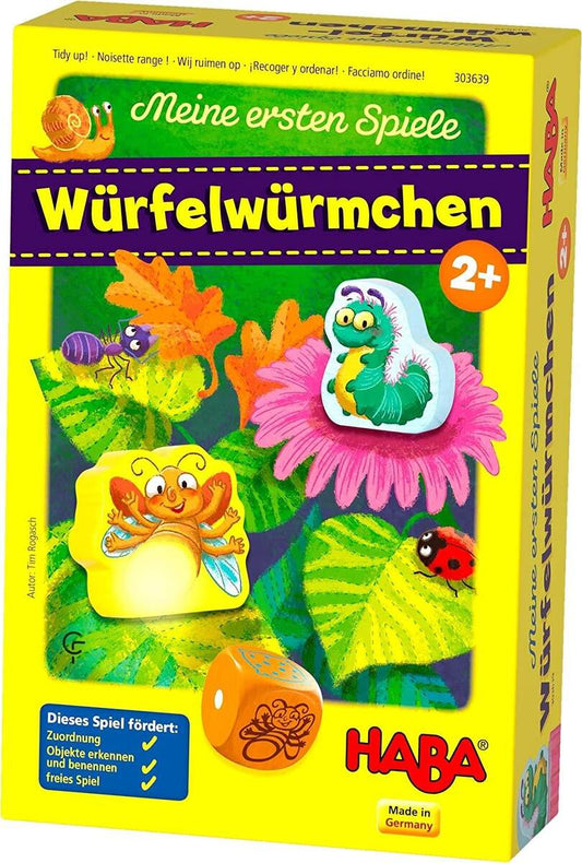 HABA 303639 Meine ersten Spiele Würfelwürmchen