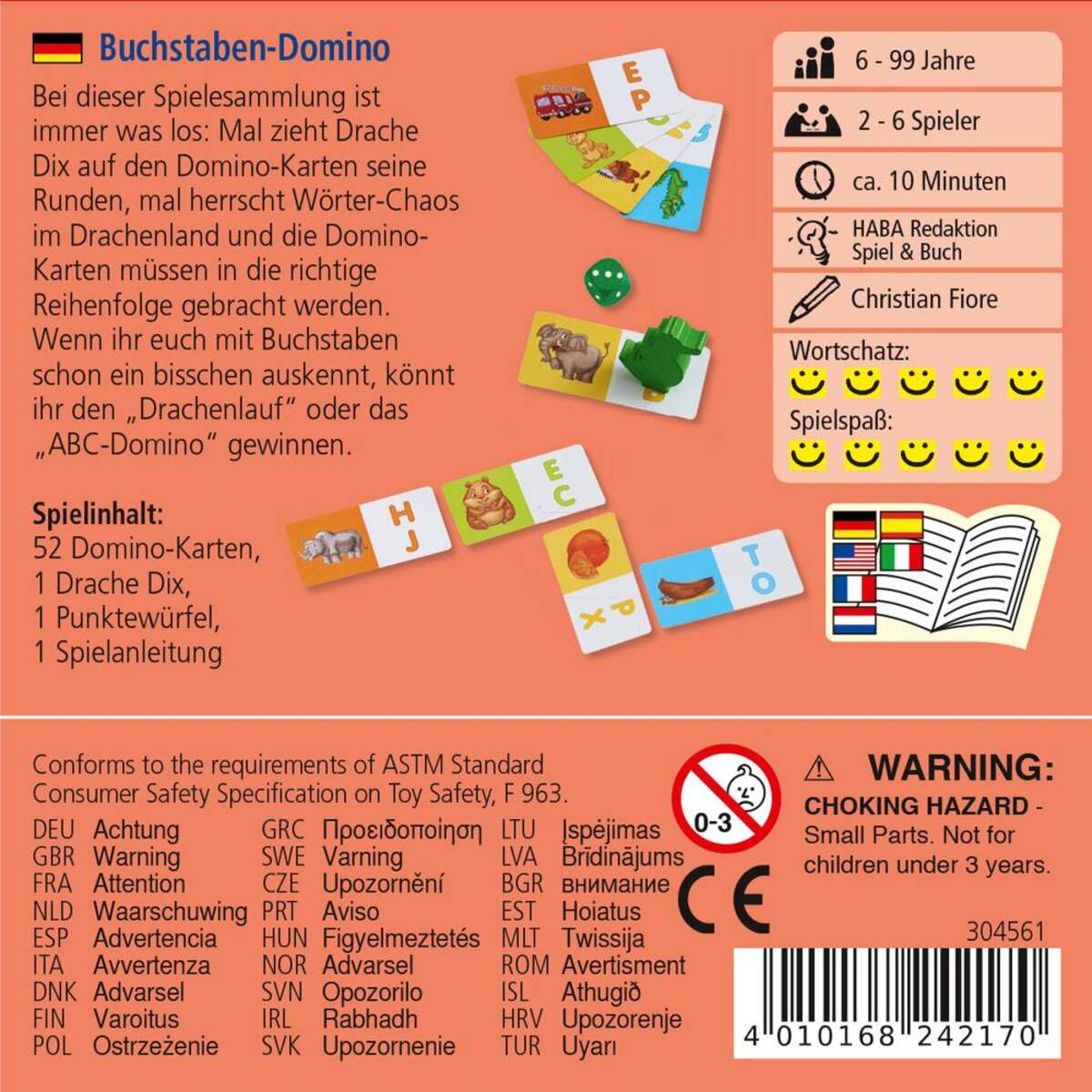 HABA 304561 Buchstaben Domino