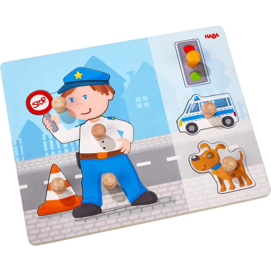 HABA 304590 Greifpuzzle Polizeieinsatz