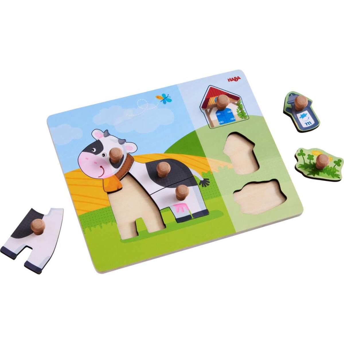 HABA 304591 Greifpuzzle Kuh Annabell