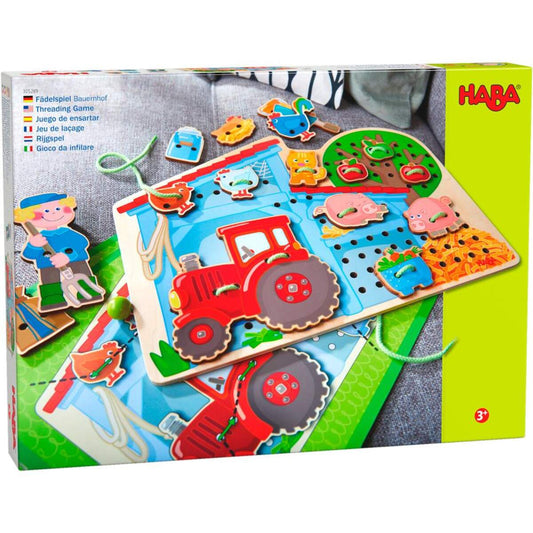 HABA 305289 Fädelspiel Bauernhof