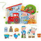 HABA 305289 Fädelspiel Bauernhof