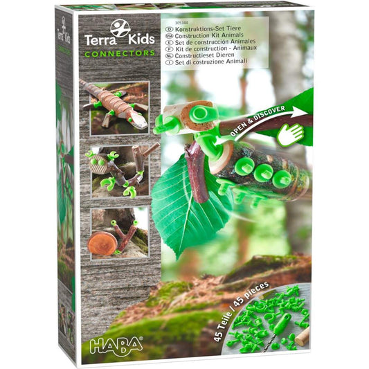 HABA 305344 Terra Kids Connectors Konstruktions-Set Tiere