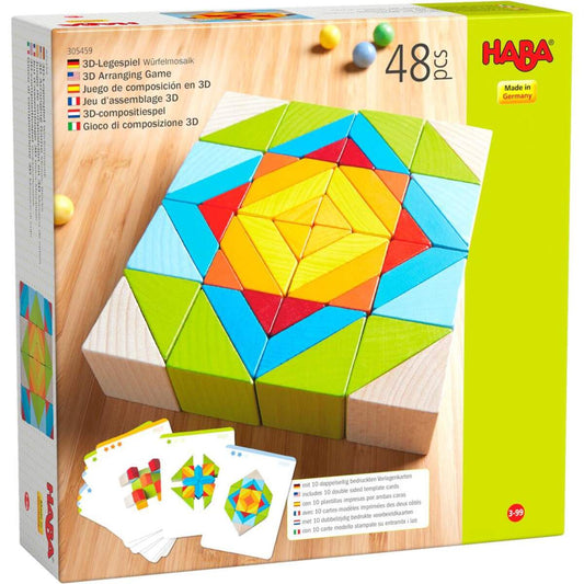 HABA 305459 3D-Legespiel Würfelmosaik