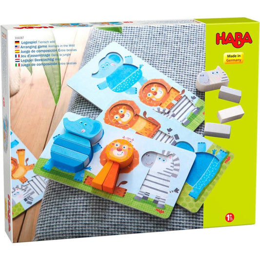 HABA 306087 Legespiel Tierisch wild