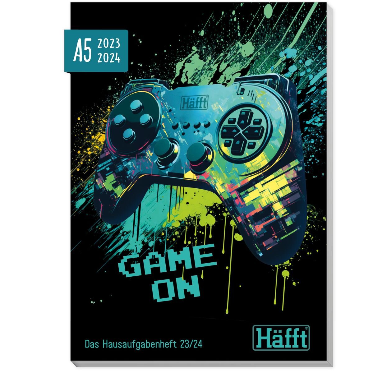 Häfft Verlag Häfft – Das Hausaufgabenheft! 23/24  A5, 1 Stück, 4-fach sortiert
